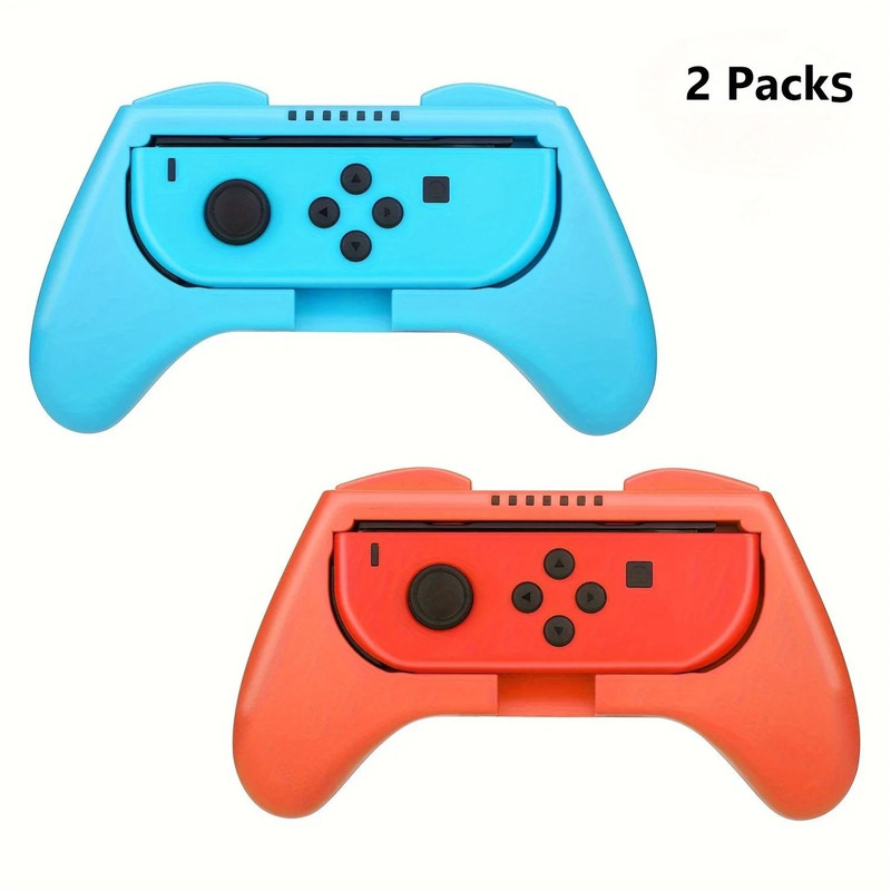 Joycon Grip Controller Set For Switch Gaming 2 Piece Accessory Pack 4