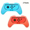Joycon Grip Controller Set For Switch Gaming 2 Piece Accessory Pack 6