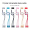 3 In 1 Retractable USB Charging Cable Fast Charger For IPhone Android And Type C Devices 0