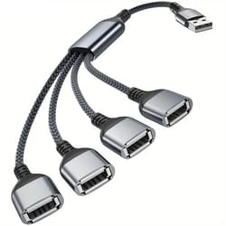 4 in 1 usb splitter cable usb 2.0 power extender 1 to 4 adapter hub