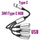 4 In 1 USB Splitter Cable USB 20 Power Extender 1 To 4 Adapter Hub 8