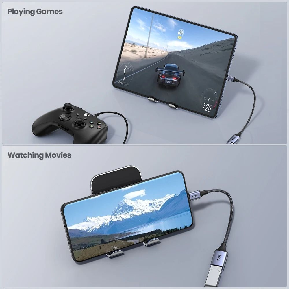 USB C To USB Adapter OTG Cable Type C Male To USB 30 Female Converter 3