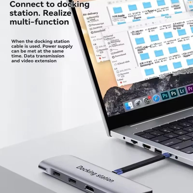 USB4 Short Cable 40Gbps Data Transfer 240W Fast Charging Type C Cord 3