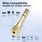 635mm Male To 35mm Female Audio Adapter Gold Plated AUX Connector 3