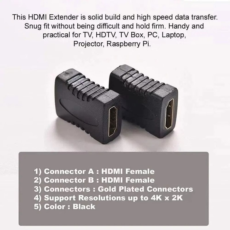 HDMI Female To Female Connector HDMI Extension Adapter 14 Version 3