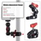 Camera Super Clamp Mount With 360 Degree Ballhead Magic Arm Adapter 4