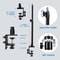 Desk Mount Stand With C Clamp And Ball Head For Cameras Lights And Microphones 2