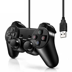 usb wired pc game controller gamepad for windows laptop and desktop