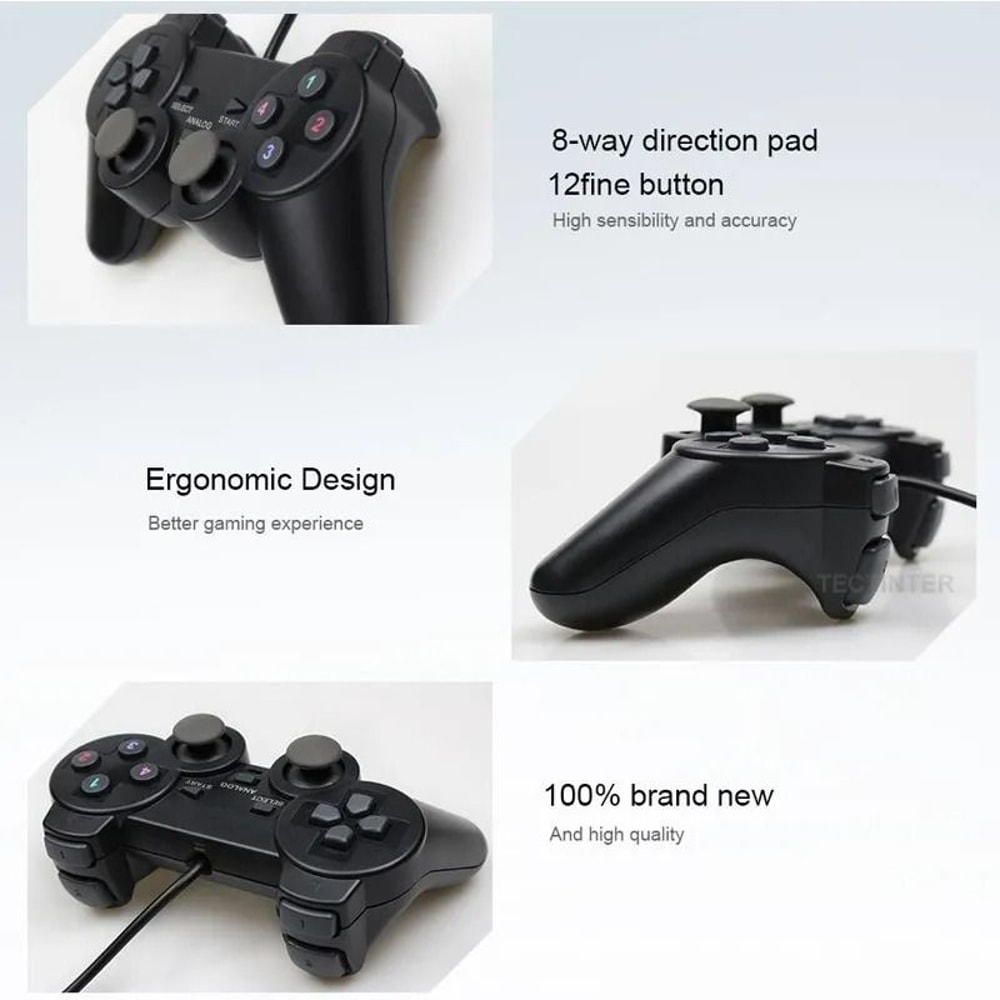 USB Wired PC Game Controller Gamepad For Windows Laptop And Desktop 6