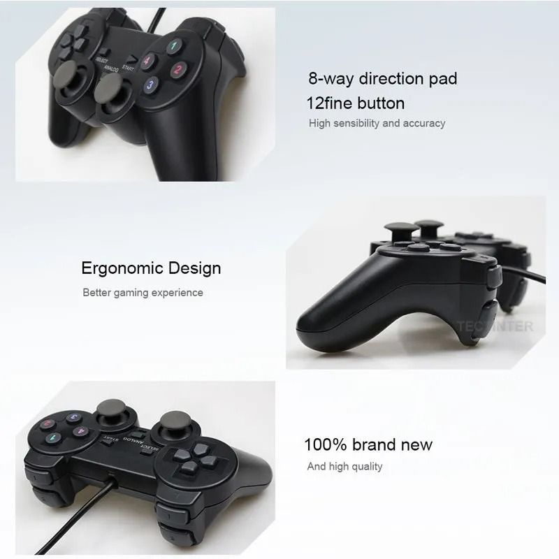 USB Wired PC Game Controller Gamepad For Windows Laptop And Desktop 6