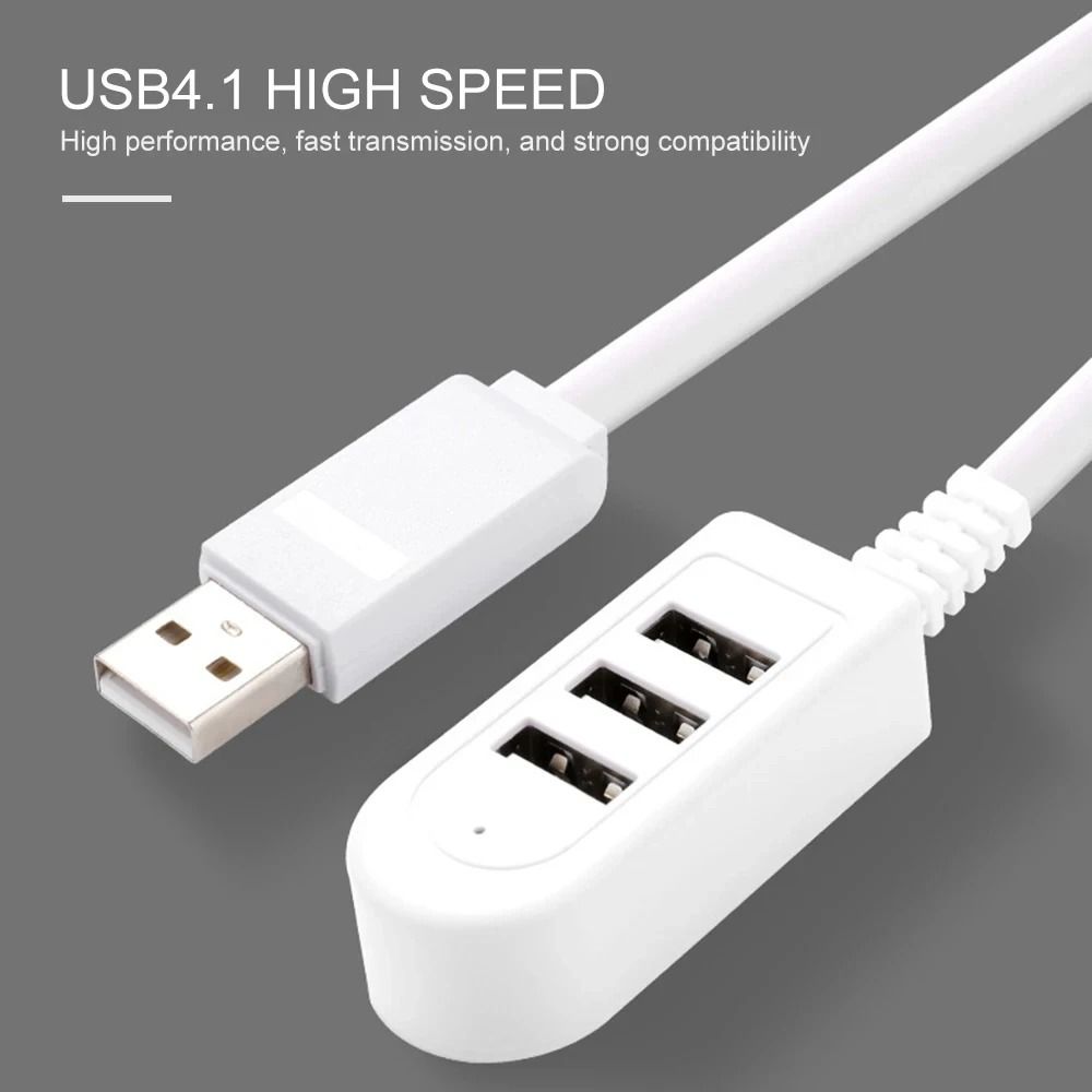3 In 1 USB Splitter Socket Multi Port Charging And Data Hub Adapter 2