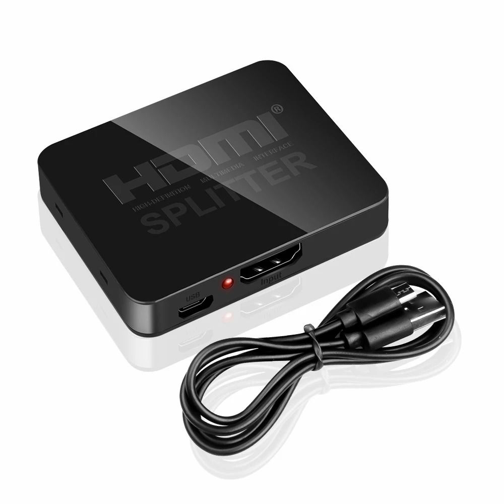 4K HDMI Splitter 1 In 2 Out Dual Display Video Distributor 6