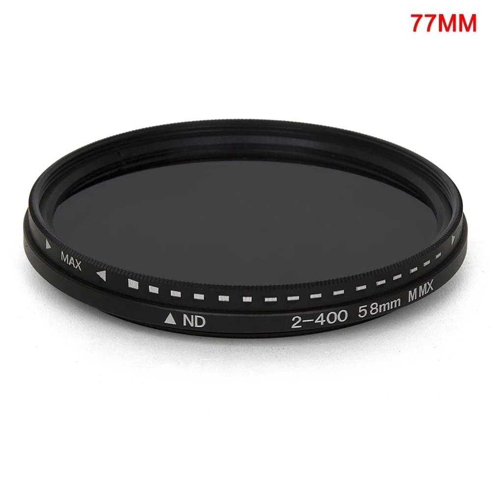 Variable ND Filter Adjustable ND2 To ND400 Neutral Density Camera Lens Filter 15