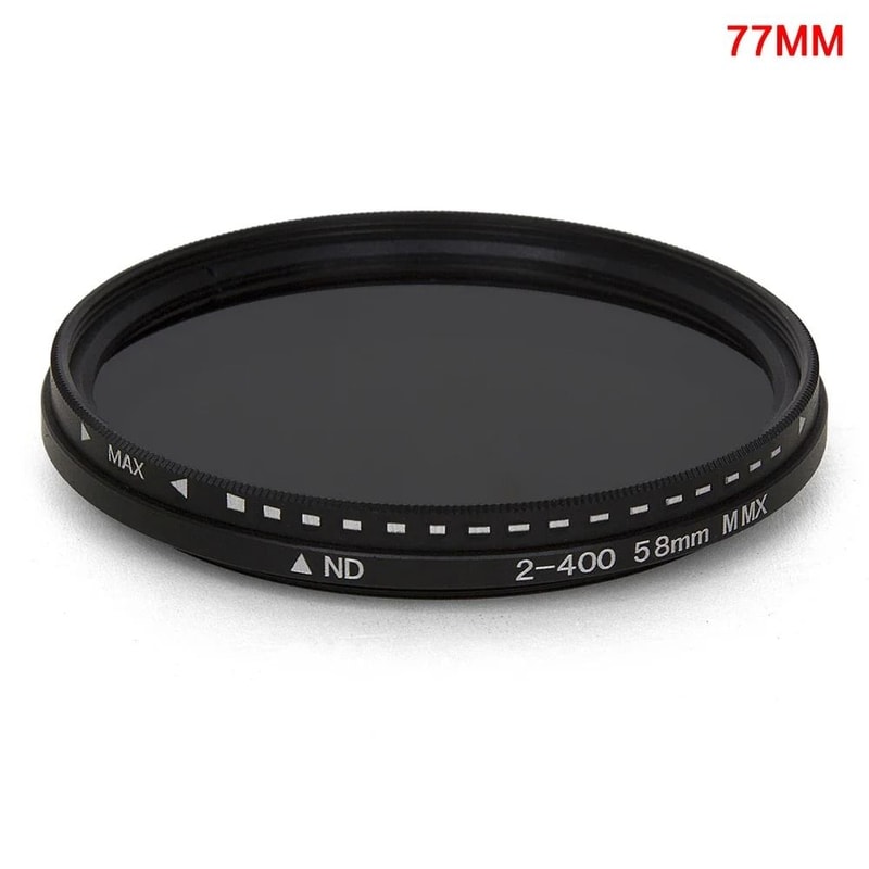 Variable ND Filter Adjustable ND2 To ND400 Neutral Density Camera Lens Filter 15