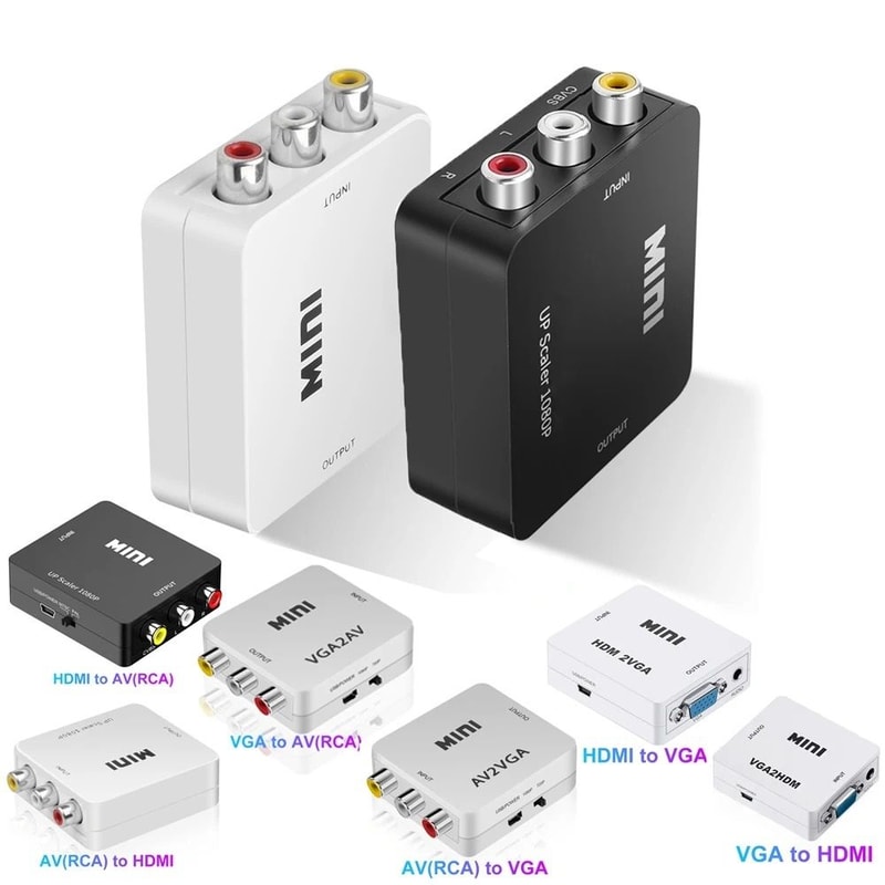 AV To HDMI Converter Composite RCA To HDMI Video Adapter 0