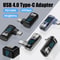 90 Degree USB C Adapter Right Angle Type C Adapter 40Gbps 140W USB4 8K Video 0