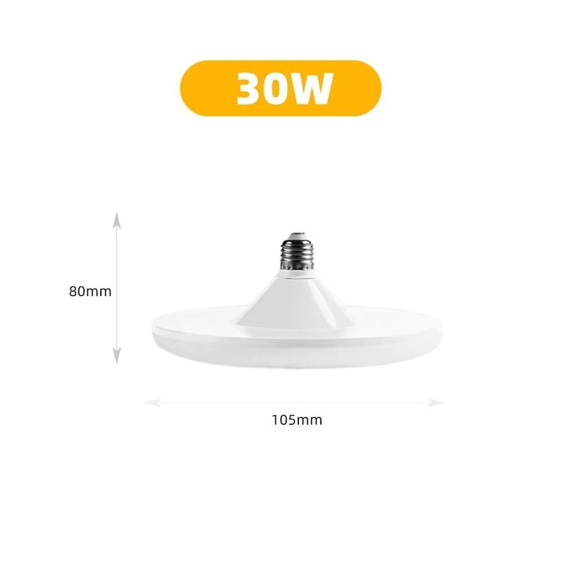 LED Bulb E27 Base Energy Saving Indoor Lamp UFO Design 7