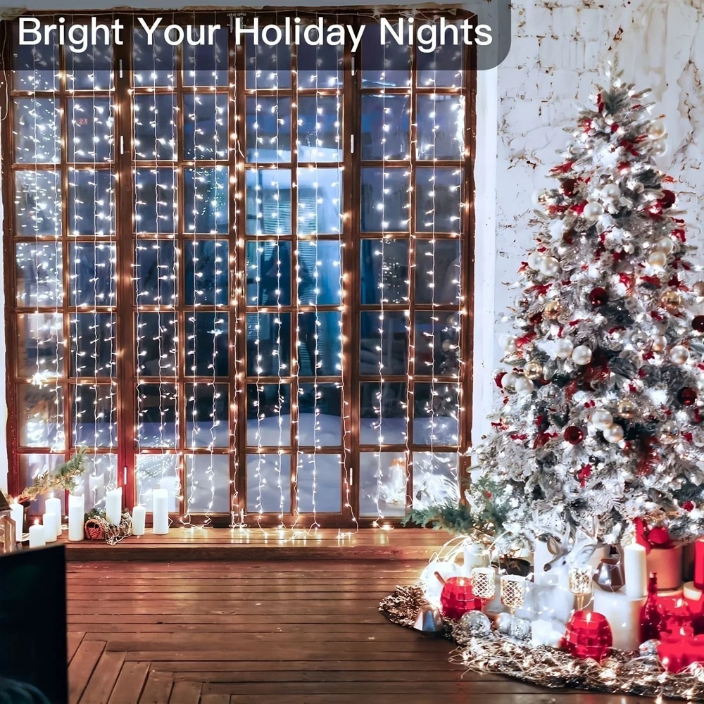 Remote Control USB Fairy Lights 3 4 6 Meters LED Curtain String Lights For Christmas Home Bedroom D 4