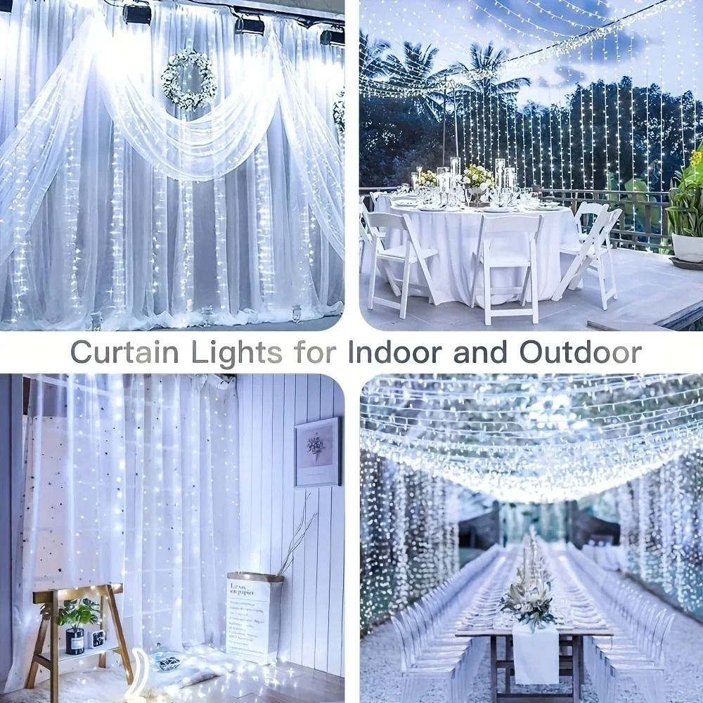 Remote Control USB Fairy Lights 3 4 6 Meters LED Curtain String Lights For Christmas Home Bedroom D 5