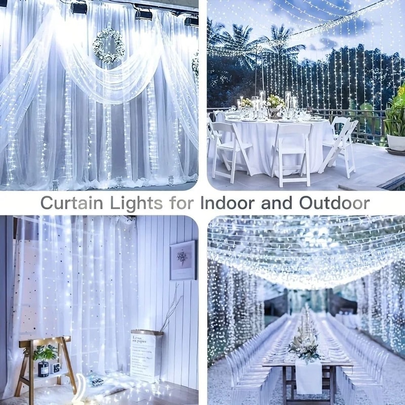 Remote Control USB Fairy Lights 3 4 6 Meters LED Curtain String Lights For Christmas Home Bedroom D 5