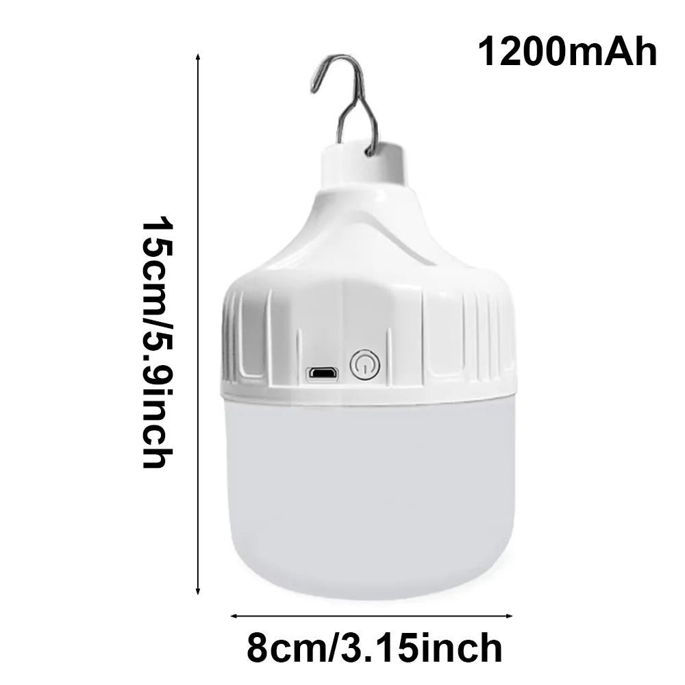 Portable USB Rechargeable LED Pendant Light Waterproof Outdoor Lamp 8