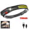 COB LED Headlamp Induction Rechargeable Head Light For Outdoor Use 11