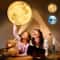 USB Moon And Earth Projection Night Light For Bedroom Atmosphere Lighting 1