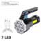 High Power Rechargeable LED Flashlight With Side Light For Outdoor Use 6