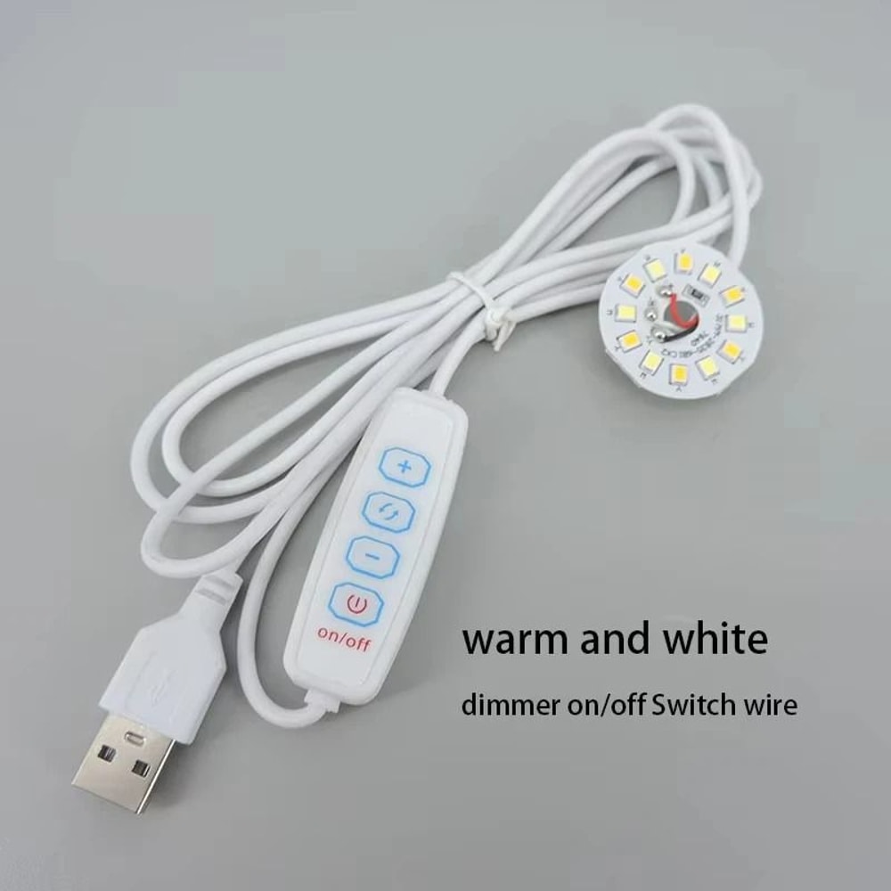 USB LED Reading Light With Dimmer Switch For Desk And Bedside Use 5