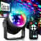 LED Stage Disco Light Rotating RGB Party Lamp With Sound Activation 0