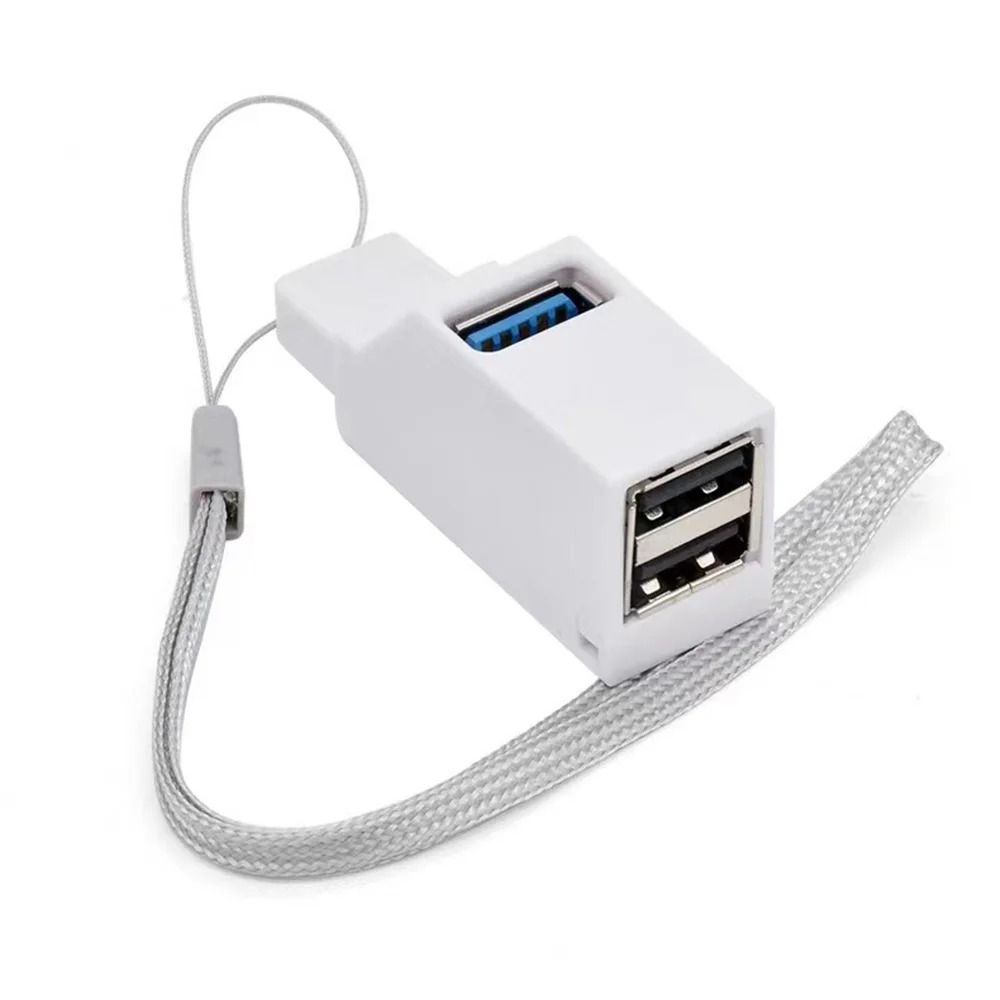 USB Hub Adapter Mini Splitter With Three Ports For PC And Laptop 5