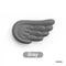 Keyboard Mouse Wrist Rest Angel Wing Memory Foam Support Set 6