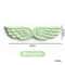 Keyboard Mouse Wrist Rest Angel Wing Memory Foam Support Set 24