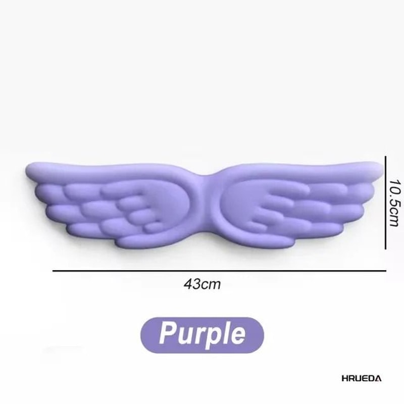 Keyboard Mouse Wrist Rest Angel Wing Memory Foam Support Set 25