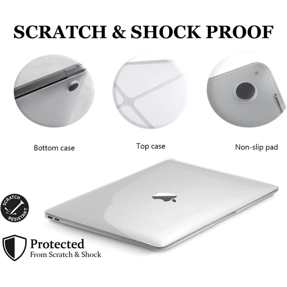 Crystal Clear Laptop Case Hard Shell Cover 4