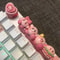 Handmade Pink Cartoon Keycap Custom PBT Mechanical Keyboard Keycap 0