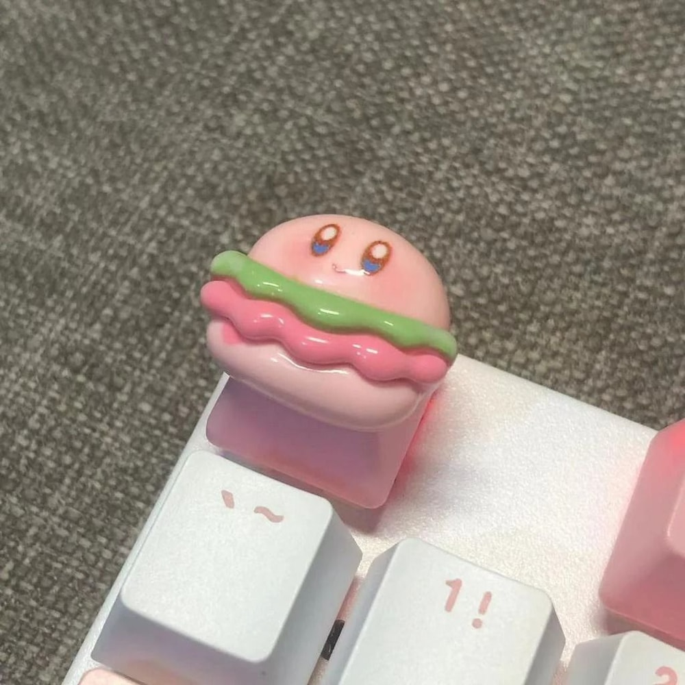 Handmade Pink Cartoon Keycap Custom PBT Mechanical Keyboard Keycap 10