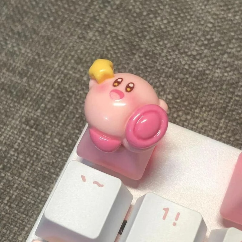 Handmade Pink Cartoon Keycap Custom PBT Mechanical Keyboard Keycap 5