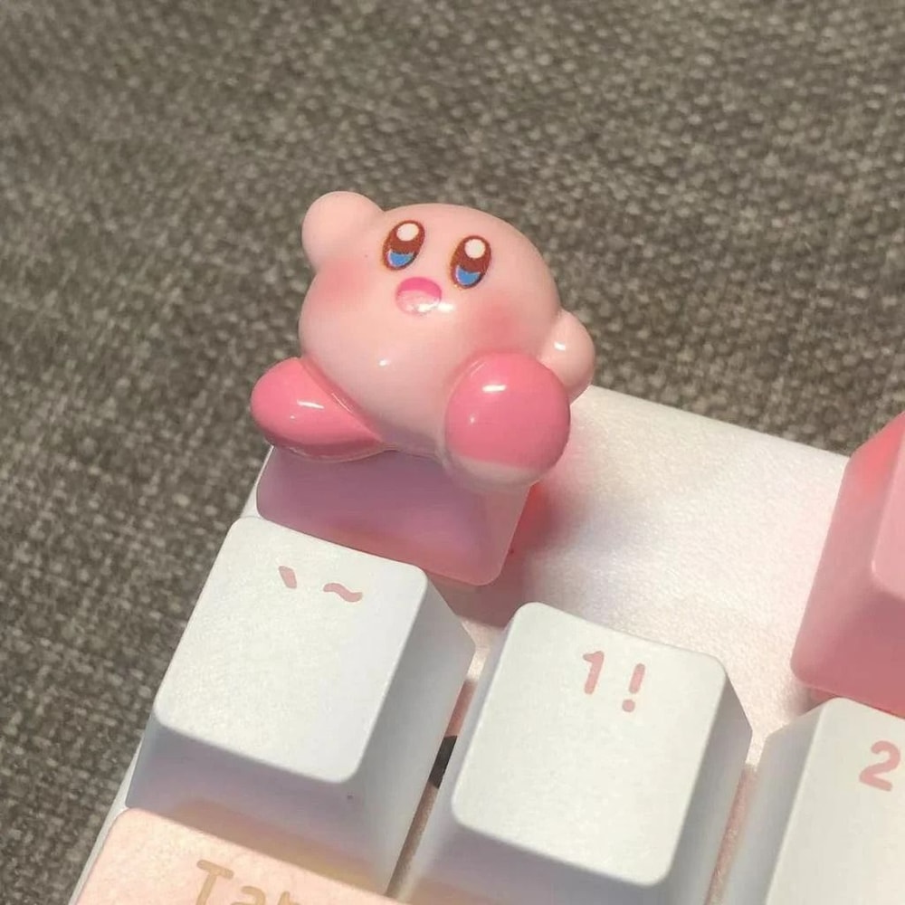 Handmade Pink Cartoon Keycap Custom PBT Mechanical Keyboard Keycap 6