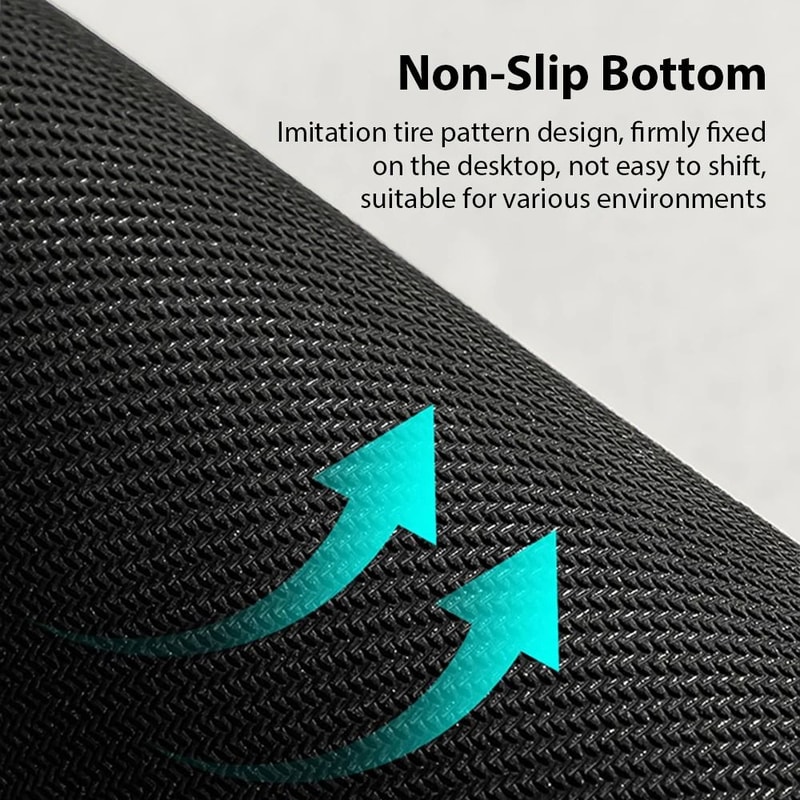 Large Anti Slip Mouse Pad Extended Desk Mat With Stitched Edges 3