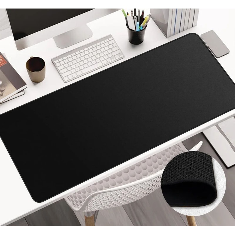 Large Anti Slip Mouse Pad Extended Desk Mat With Stitched Edges 0