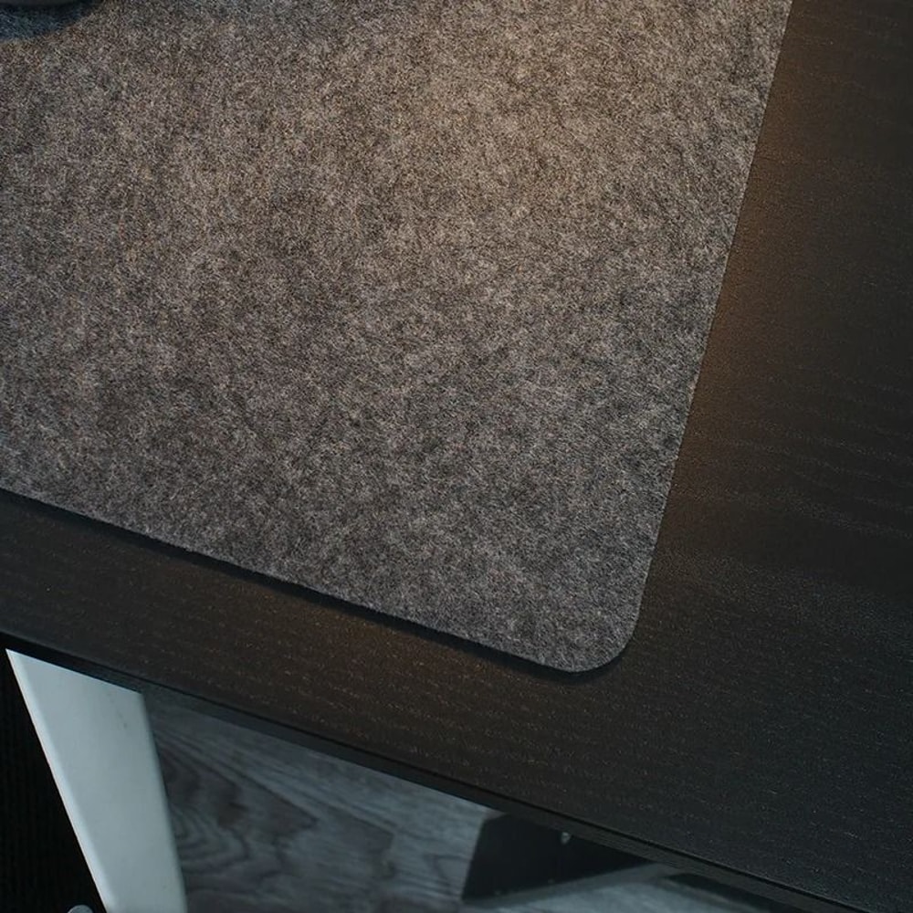 Large Wool Felt Desk Mat Non Slip Mouse Pad And Keyboard Surface 5