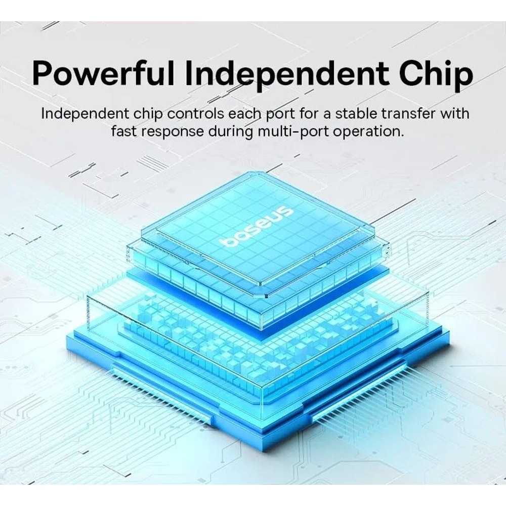 USB Hub 4 Port High Speed Multi Splitter Adapter With Compact ABS Body 3