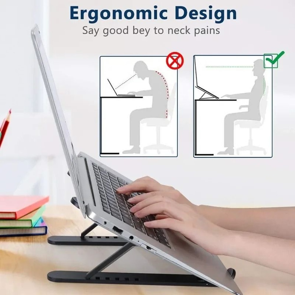 Foldable Laptop Stand Portable Notebook Support Base Holder 1