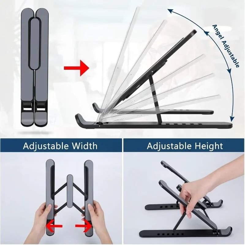 Foldable Laptop Stand Portable Notebook Support Base Holder 3