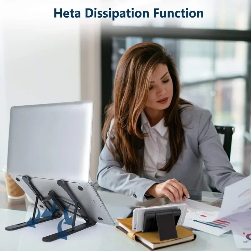 Foldable Laptop Stand Portable Notebook Support Base Holder 4