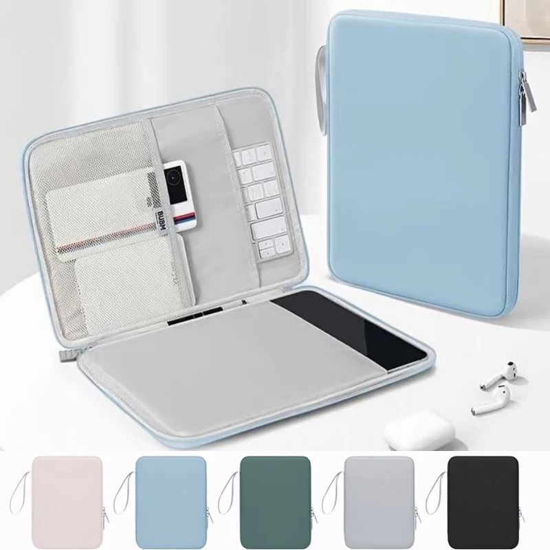 Shockproof Tablet Sleeve With Handle Multi Pocket Portable Pouch For 109 To 129 Inch Devices 0
