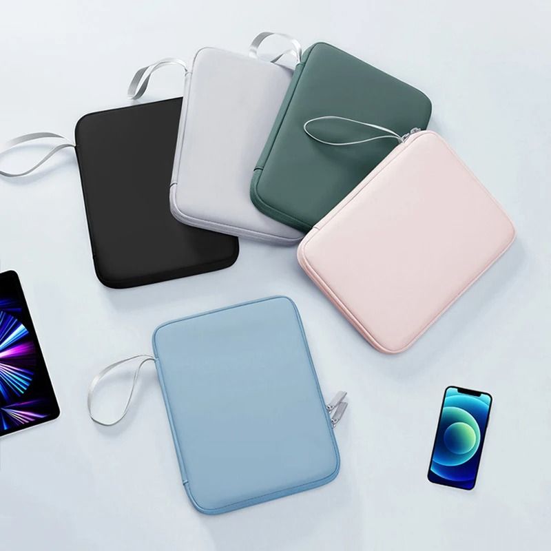 Shockproof Tablet Sleeve With Handle Multi Pocket Portable Pouch For 109 To 129 Inch Devices 3