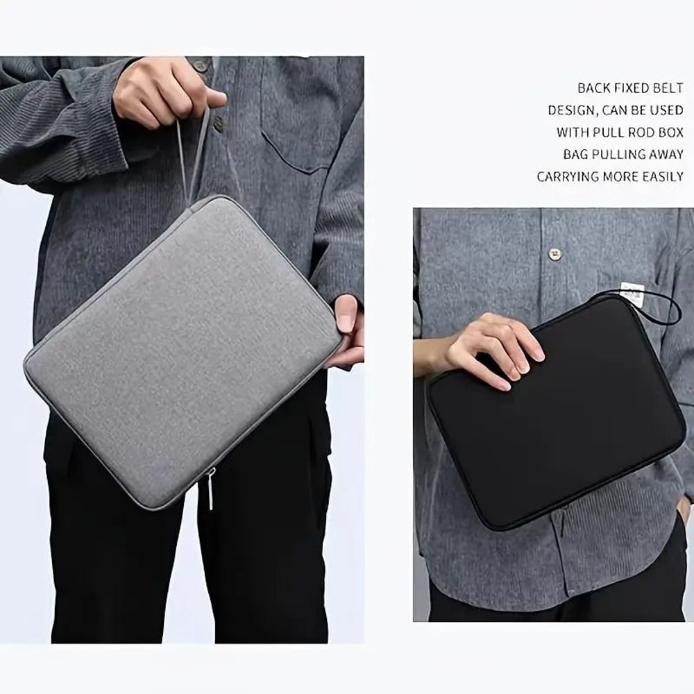 Shockproof Tablet Sleeve With Handle Multi Pocket Portable Pouch For 109 To 129 Inch Devices 5