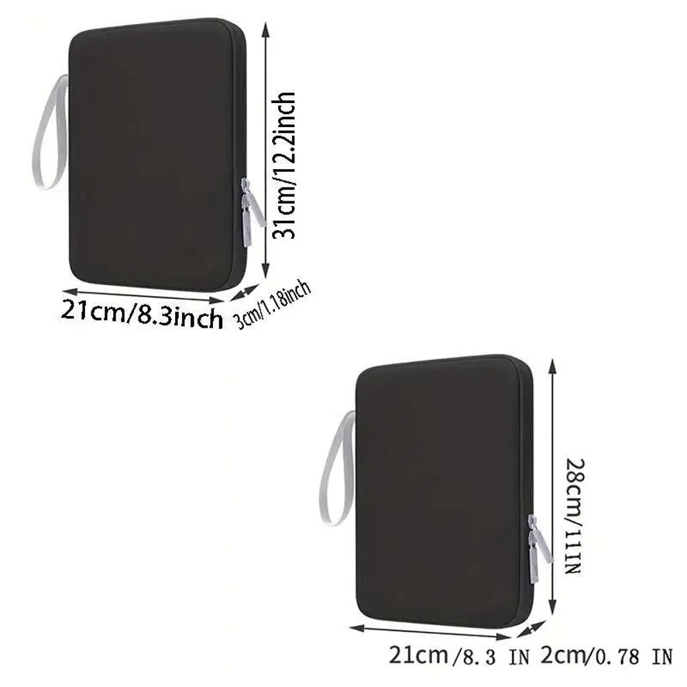 Shockproof Tablet Sleeve With Handle Multi Pocket Portable Pouch For 109 To 129 Inch Devices 6